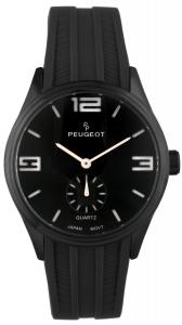 Peugeot Men's 2042WBK Black Rubber Sport Watch