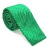 TOPTIE Men's Knit Solid Skinny Tie Polyester Square End 2 Inch Necktie Tie