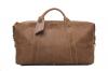 Mu-Stone Vintage Look Men's Leather Weekender Duffel Bag Luggage