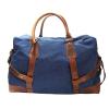 Samic® Casual Life Style Canvas Leather Handbag / Travel Bag / Weekend Bag