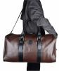 Kenox Unisex Large Pu Leather Business Carry on Duffel Bag Weekend Travel Bag