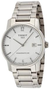 Tissot Men's T087.407.44.037.00 Silver Titanium Swiss Automatic Watch