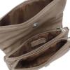 BMC Womens PU Leather Triple Compartment Zipper Tassel Fashion Clutch Handbag