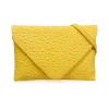 BMC Unique Faux Leather Envelope Style Studded Square Circle Fashion Clutch