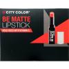 6PC City Color Matte Lipstick Bold Hues With Vitamin E set of 6 color #L0021A