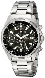 Casio Men's AMW330D-1AV Stainless Steel Watch with Link Bracelet