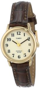 Timex Women's Brown Watch With Beige Dial