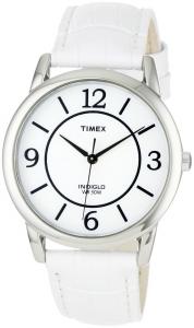 Timex Women's T2N6859J Color Straps Classic Analog White Strap Watch