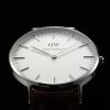 Daniel Wellington Women's 0611DW Bristol Analog Display Quartz Brown Watch