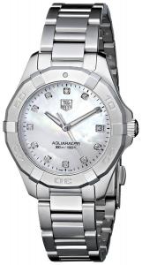 TAG Heuer Women's WAY1313.BA0915 Aquaracer Analog Display Quartz Silver Watch