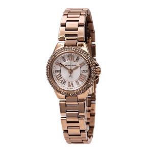 Michael Kors Petite Camille Embellished Rose Gold-Tone Stainless Steel Women's watch #MK3253