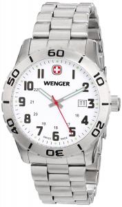 Wenger Men's 741.102 Stainless Steel Watch with Link Bracelet