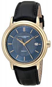 Raymond Weil Men's 2837-PC-50001 "Maestro" Gold-Tone Stainless Steel Watch with Black-Leather Strap