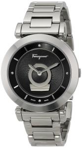 Salvatore Ferragamo Women's FQ4040013 Minuetto Analog Display Swiss Quartz Silver Watch