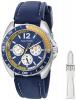 Nautica Men's N09915G Sport Ring Multifunction Stainless Steel Watch With Two Interchangable Resin Bands