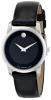 Movado Women's 0606503 "Museum" Stainless Steel and Leather Strap Watch