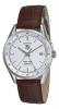 TAG Heuer Men's WV2116.FC6181 Carerra Calibre 7 Twin Time Automatic White Dial Brown Crocodile Watch