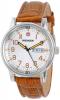 Wenger Men's 70170 "Commando" Stainless Steel Watch with Brown Leather Strap