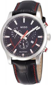 Mido M0054171605120 Watch Multifort Mens M005.417.16.051.20 Black Dial Stainless Steel Case Quartz Movement