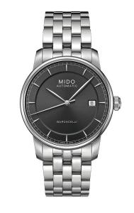 Mido M86004131 Watch Baroncelli II Mens - Grey Dial Stainless Steel Case Automatic Movement
