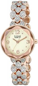 Burgi Women's BUR124RG Analog Display Japanese Quartz Rose Gold Watch