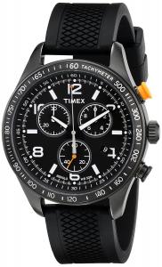 Timex Men's T2P0439J Analog Display Analog Quartz Black Watch