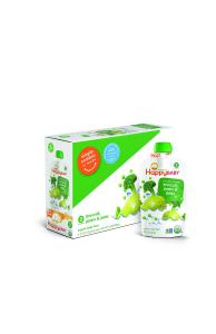 Happy Baby Organic Baby Food 2 Simple Combos, Broccoli, Pears & Peas, 4 Ounce (Pack of 16)