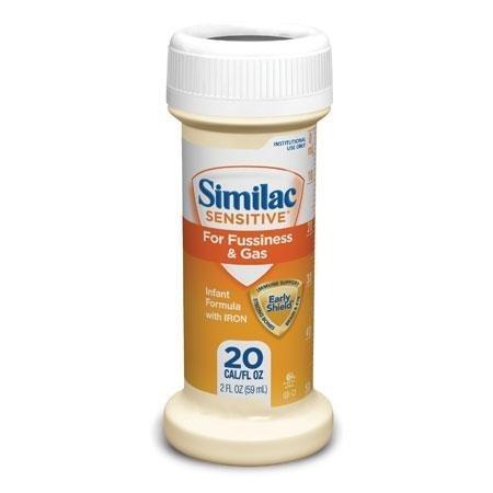 Similac Sensitive for Fussiness and Gas Case of 48 - 2oz Bottles