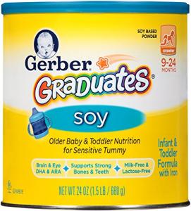 Gerber Graduates Soy Powder Older Baby and Toddler Formula, 24 Ounce