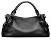 Heshe Luxury Cowhide Top Layer Soft Leather Top-handle Shoulder Messenger Bag Crossbody Purse Handbag for Ladies