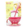 Nuby Garden Fresh Mash N' Feed Baby Food Bowl with Spoon and Food Masher, Colors May Vary