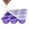 Baby Food Storage Made Safe & Simple! | The Amazon Original Freezer Tray With a Silicone Clip-On Lid | 6 Colours Available | Sold Exclusively By KIDDO FEEDO (TM) | BPA Free & FDA Approved | **Lifetime Guarantee**