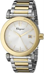 Salvatore Ferragamo Men's FP1850014 Salvatore Analog Display Swiss Quartz Two Tone Watch