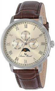 Lucien Piccard Men's LP-10527-020 Moubra Champagne Dial Brown Leather Watch