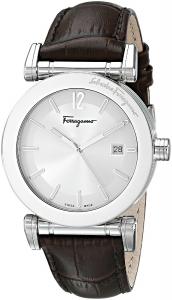 Salvatore Ferragamo Men's FP1940014 Salvatore Analog Display Swiss Quartz Brown Watch