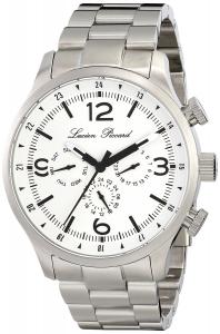 Lucien Piccard Men's LP-13013-22 Avalon Analog Display Swiss Quartz Silver Watch