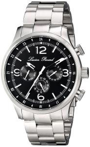 Lucien Piccard Men's LP-13013-11 Avalon Analog Display Swiss Quartz Silver Watch