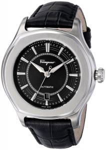 Salvatore Ferragamo Men's FQ1010013 "Lungarno" Stainless Steel and Leather Automatic Self-Winding Watch