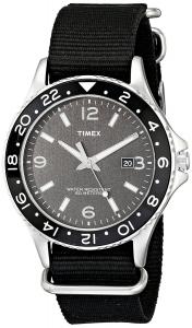 Timex Men's T2P034KW "Ameritus" Watch with Black Nylon Strap