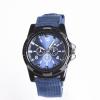Cool Summer Blue Color Military Army Pilot Fabric Strap Sports Men's Swiss Military Watch