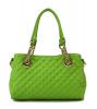 Scarleton Quilted Patent Satchel H1049