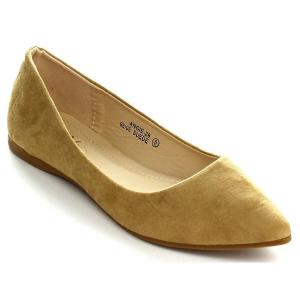 Bellamarie Angie-28 Women's Classic Pointy Toe Ballet Flat Shoes