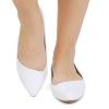Twisted Womens LINDSAY Slanted Front Almond Toe Flat