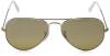 Ray-Ban RB3025 Aviator Large Metal Sunglasses, Arista Gold Frame/G-15 Classic Green Lenses,55 mm