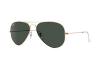 Ray Ban Aviator Gold Metal Frame, Polarized G-15 Green Lenses - RB3025 001/58