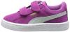 PUMA Kids' Suede Sneaker with Hook-and-Loop Straps