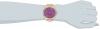Nine West Women's NW/1584PRGB Purple Orchid Dial Gold-Tone Bracelet Watch