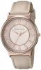 Anne Klein Women's AK/1928RGLP Rose Gold-Tone Watch with Blush Pink Leather Band