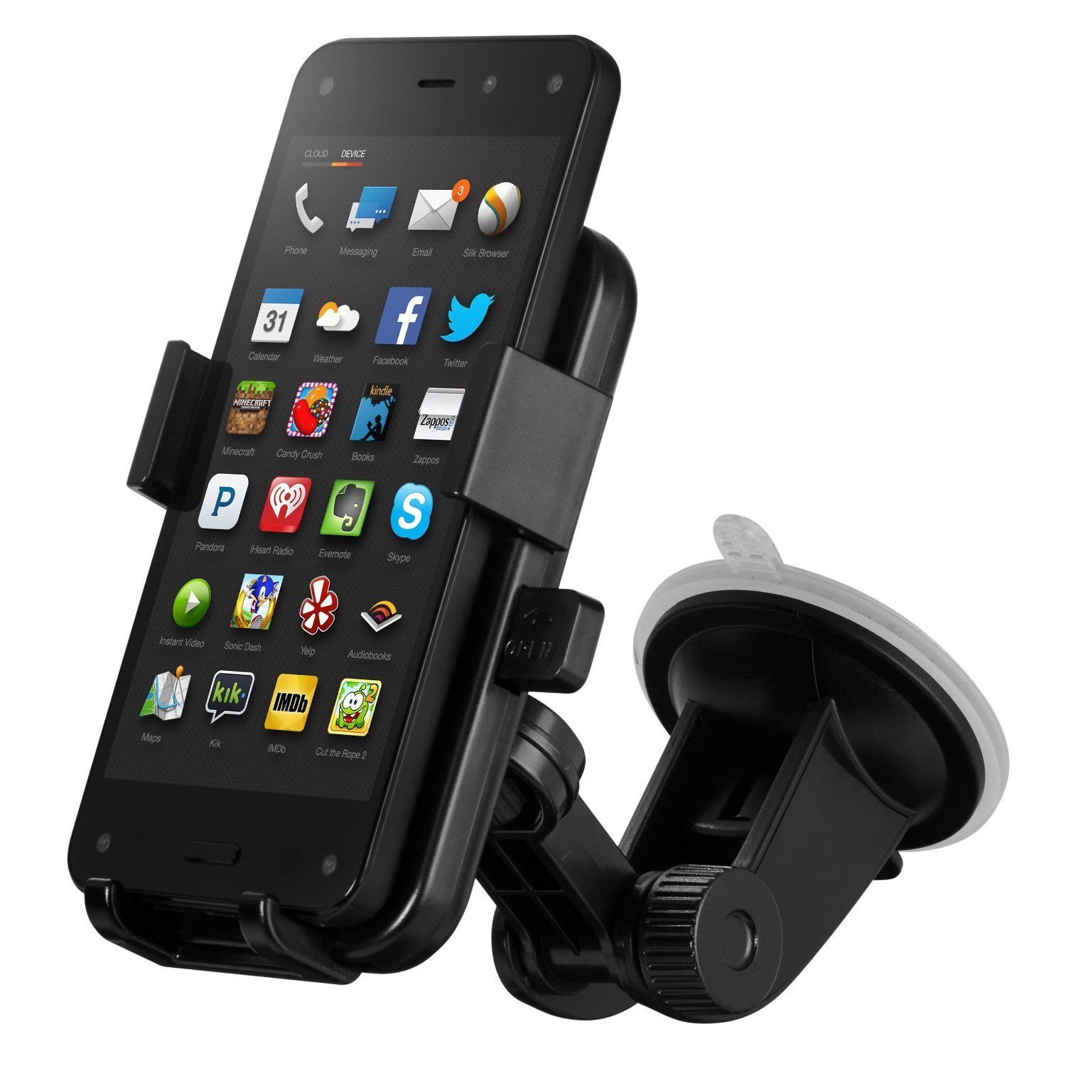 Car Mount, iOttie Easy One Touch XL Windshield Dashboard Car Mount