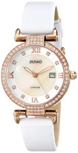 Jiusko Women's 133SRG0101 Analog Display Quartz White Watch